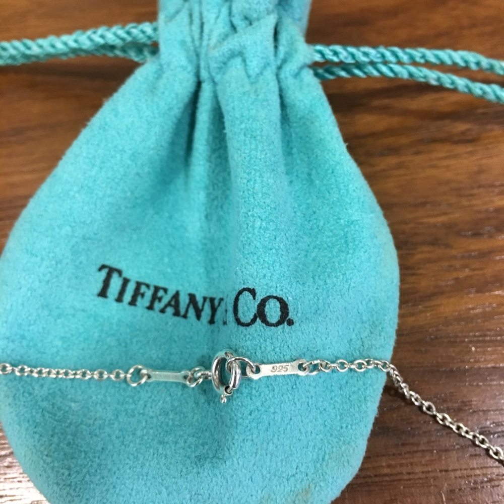 Auth. Tiffany & Co. Silver 3 Open Heart Necklace - Picture 4 of 7